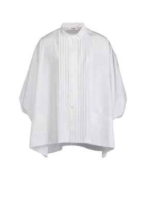 100/2 BROAD COTTON PIN TUCK BIG SHIRT