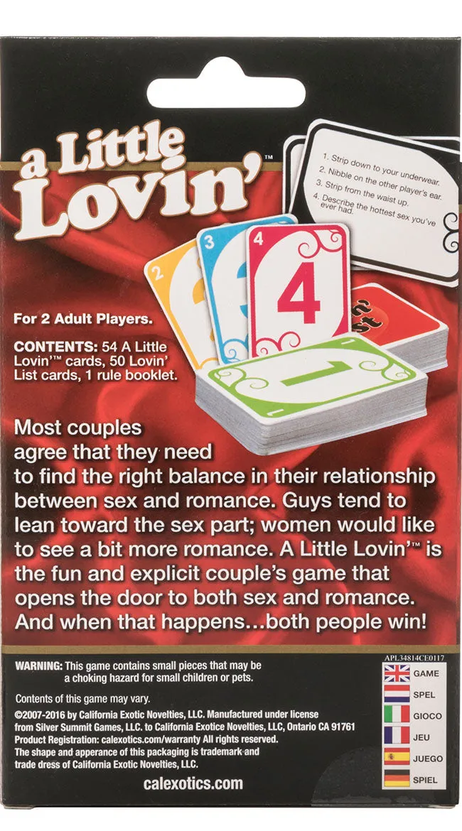 A Little Lovin' Game