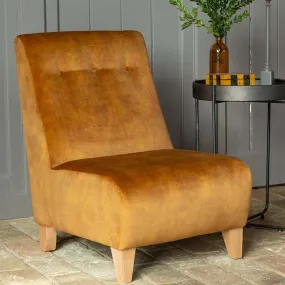 Alstons Reuben Armless Accent Chair