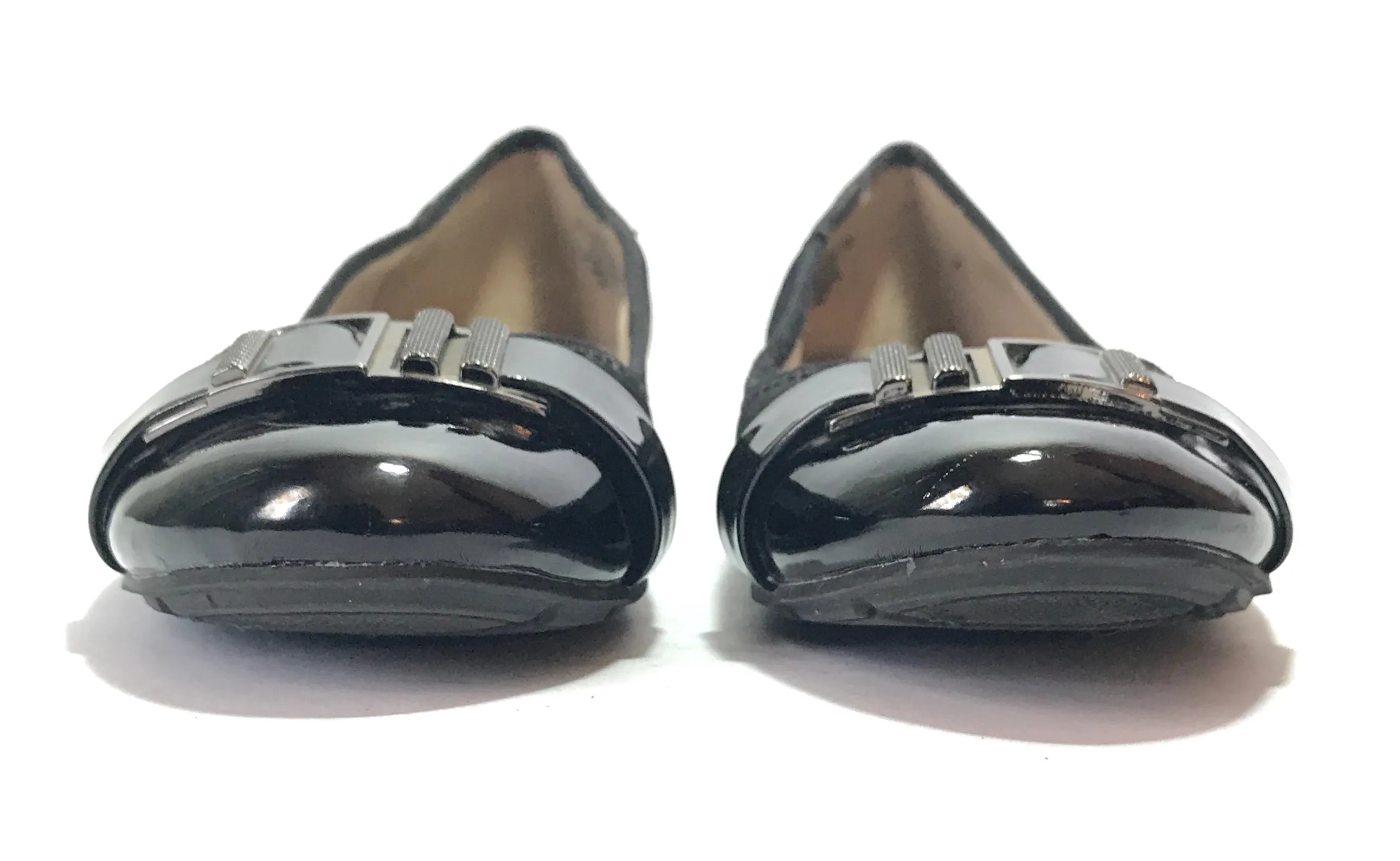 Anne Klein Black Patent 'Adette' Ballet Flats | Gently Used |