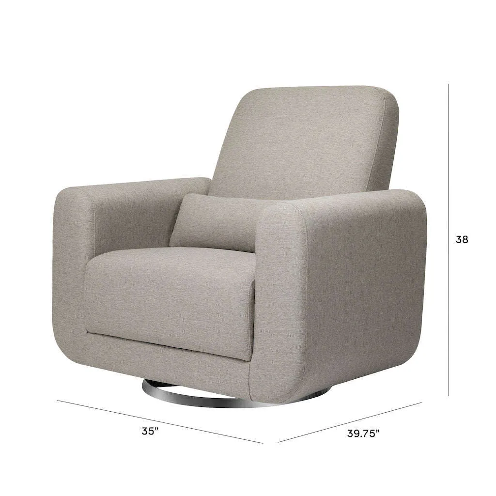 Babyletto Tuba Extra Wide Swivel Glider in Eco-Performance Fabric