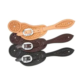 Basketweave Spur Strap ~ Mens