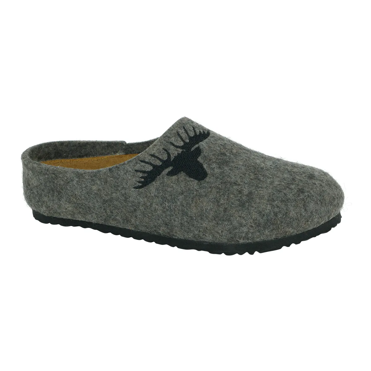 Birkenstock Kids' Kaprun Wool Felt Shoes Grey Elk 32 N