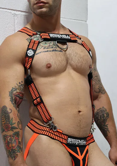 Breedwell Hybred Body Harness Neon Orange