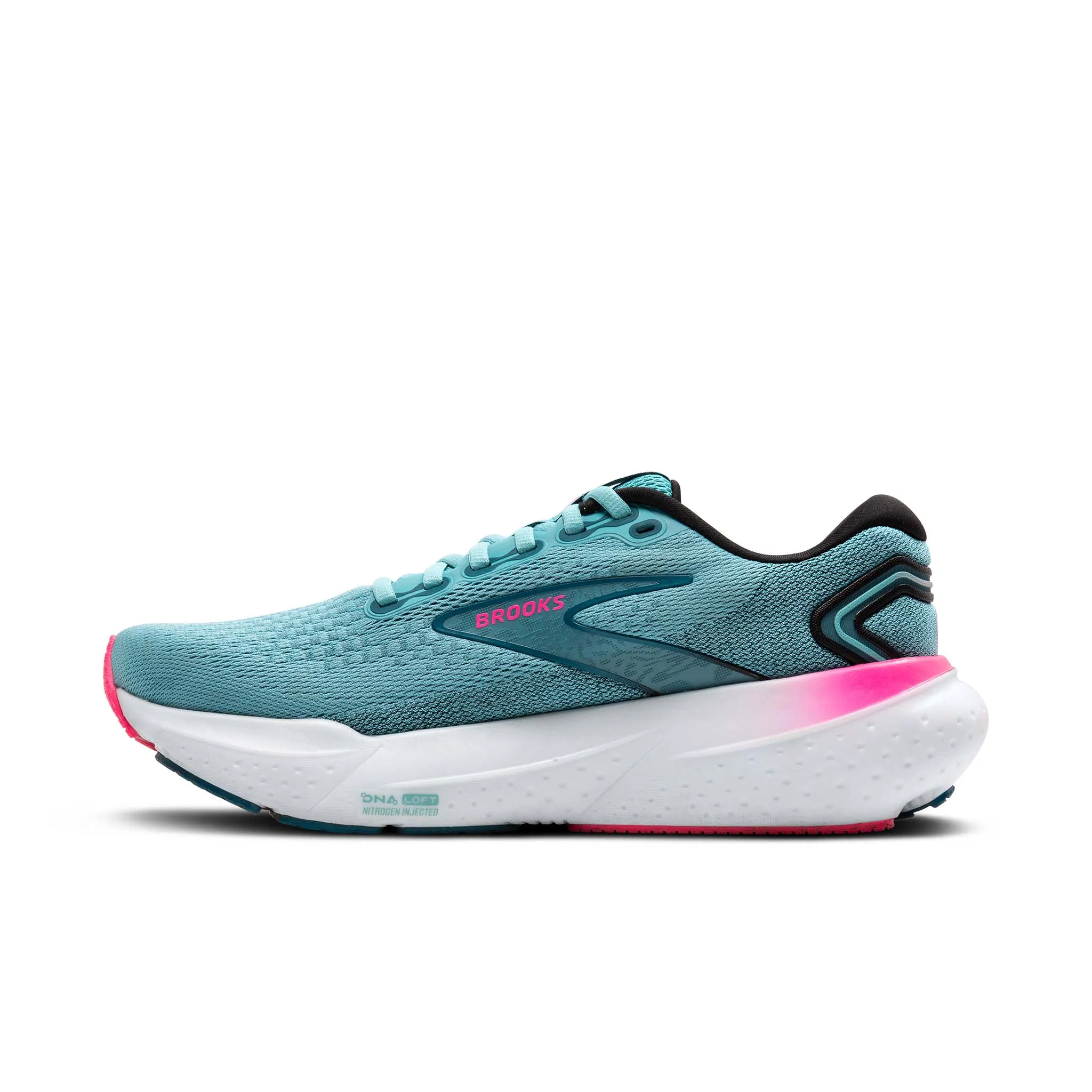 Brooks | Women's Glycerin 21 Running Shoes - Moroccan Blue/Aqua/Pink