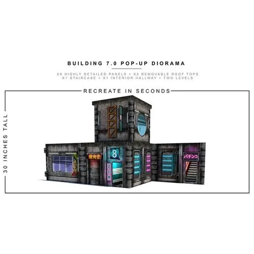 Building 7.0 Pop-Up 1:12 Scale Diorama - Extreme Sets