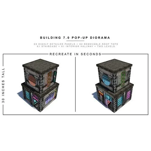 Building 7.0 Pop-Up 1:12 Scale Diorama - Extreme Sets