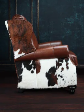 Bushwacker Leather & Cowhide Recliner