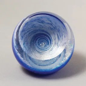 Celestial Andromeda Handblown Glass Paperweight by Glass Eye Studio