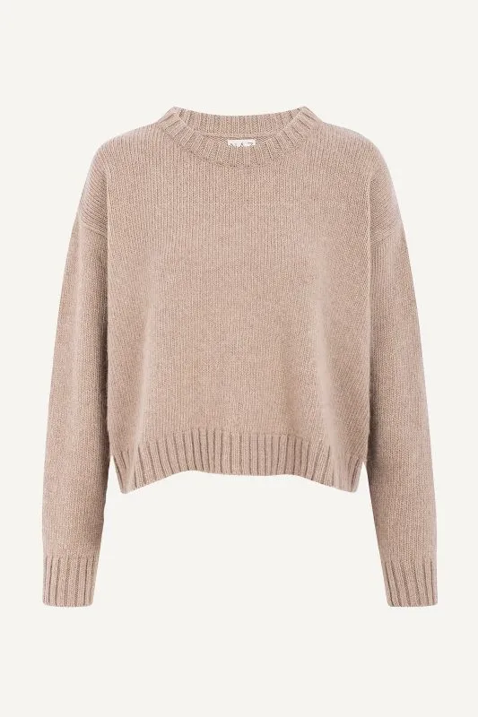 Claudia Beige Recycled Jumper