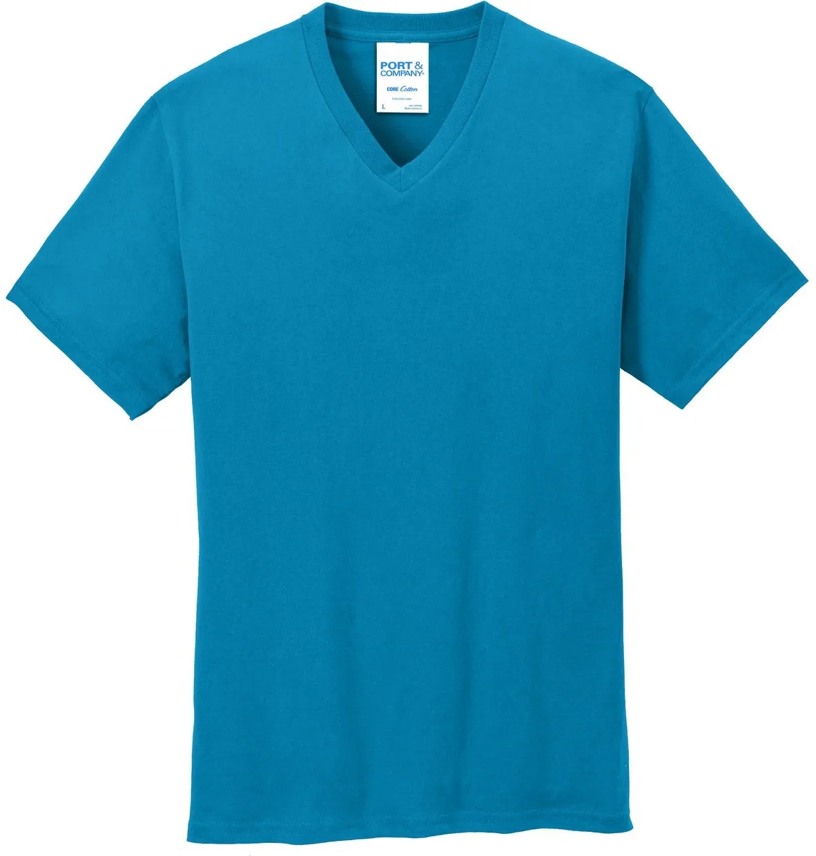 CLOSEOUT - Port & Company Core Cotton V-Neck Tee