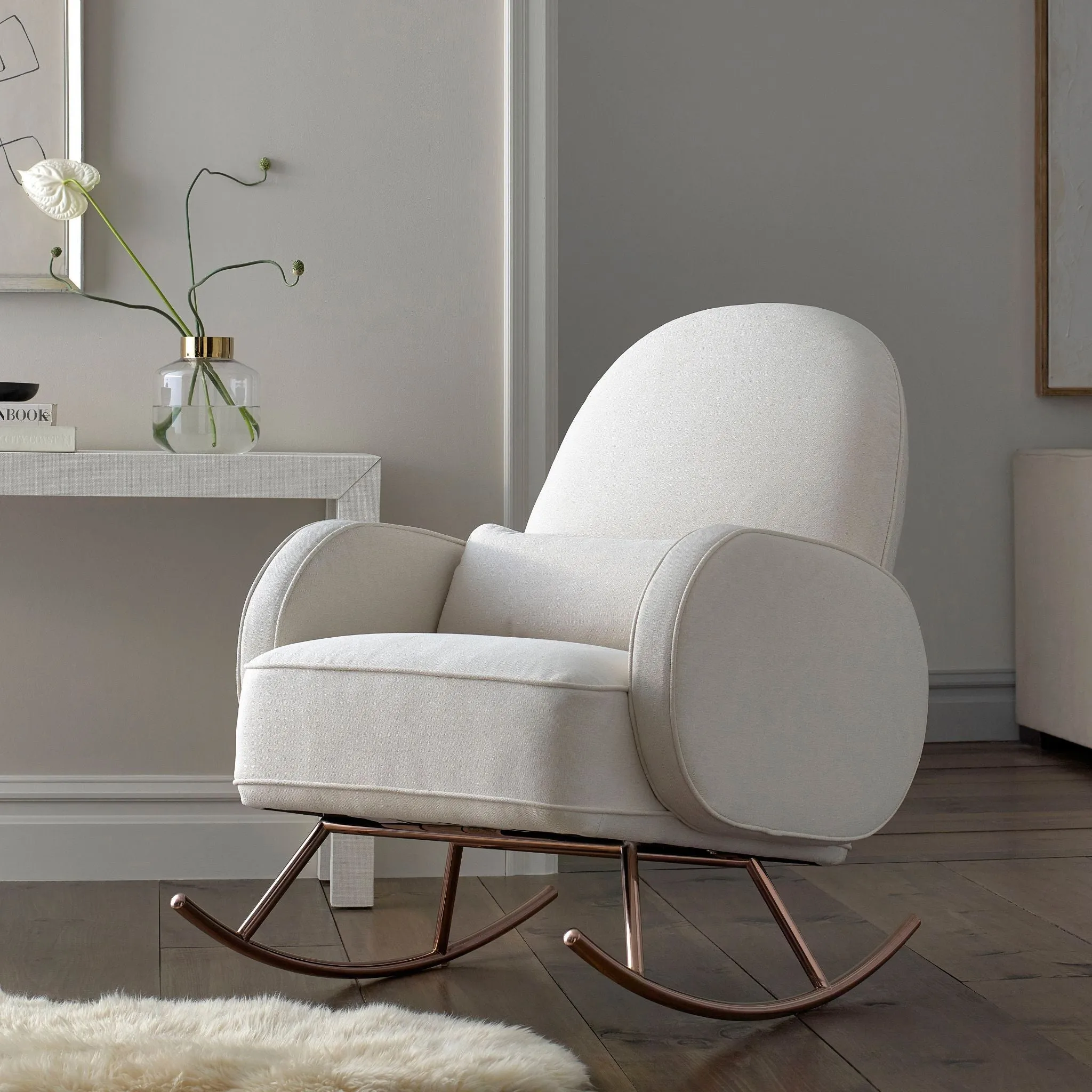 Compass Rocker | Cream Eco-Weave