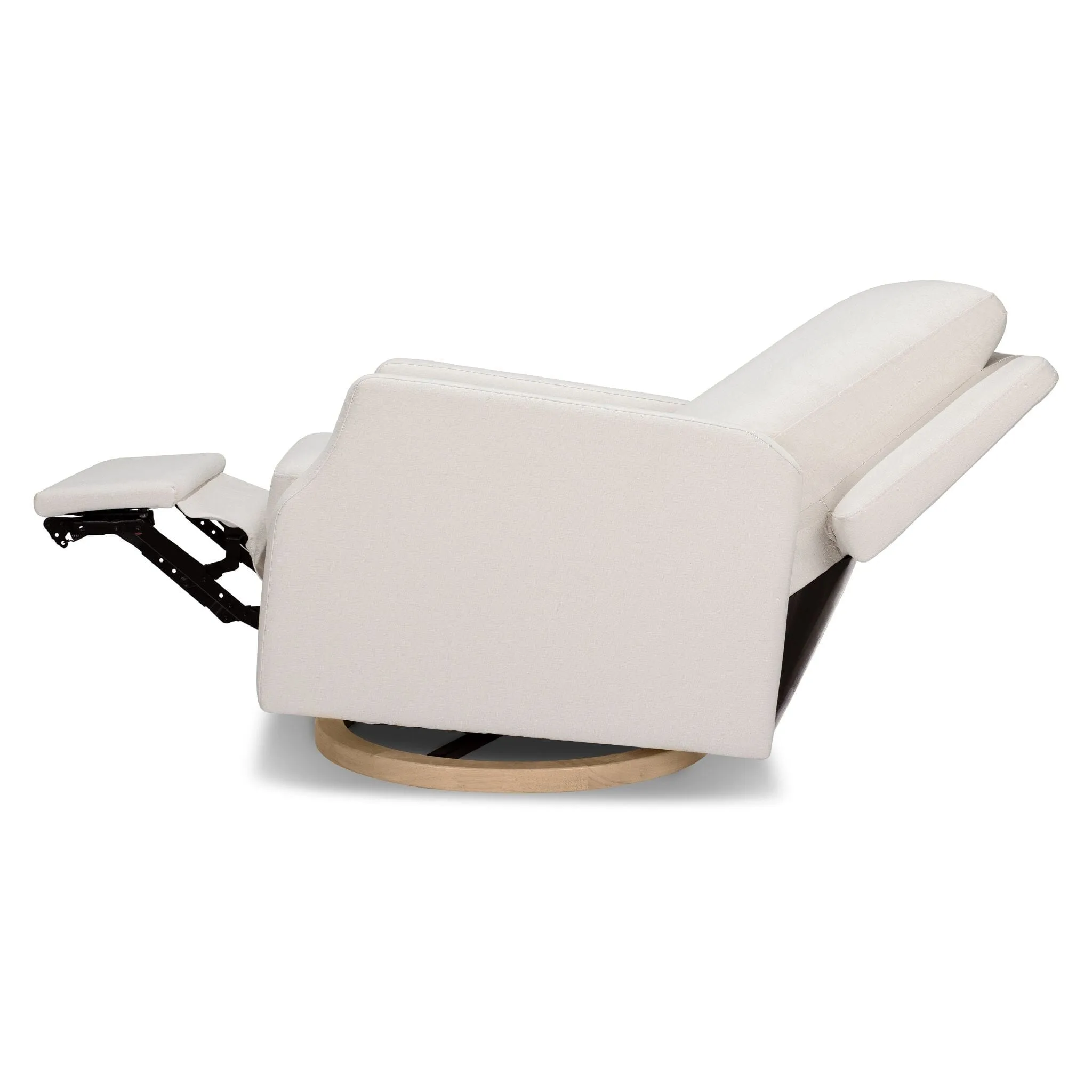 Crewe Electronic Recliner & Swivel Glider | Cream Eco-Performance Fabric   Water Repellent & Stain Resistant