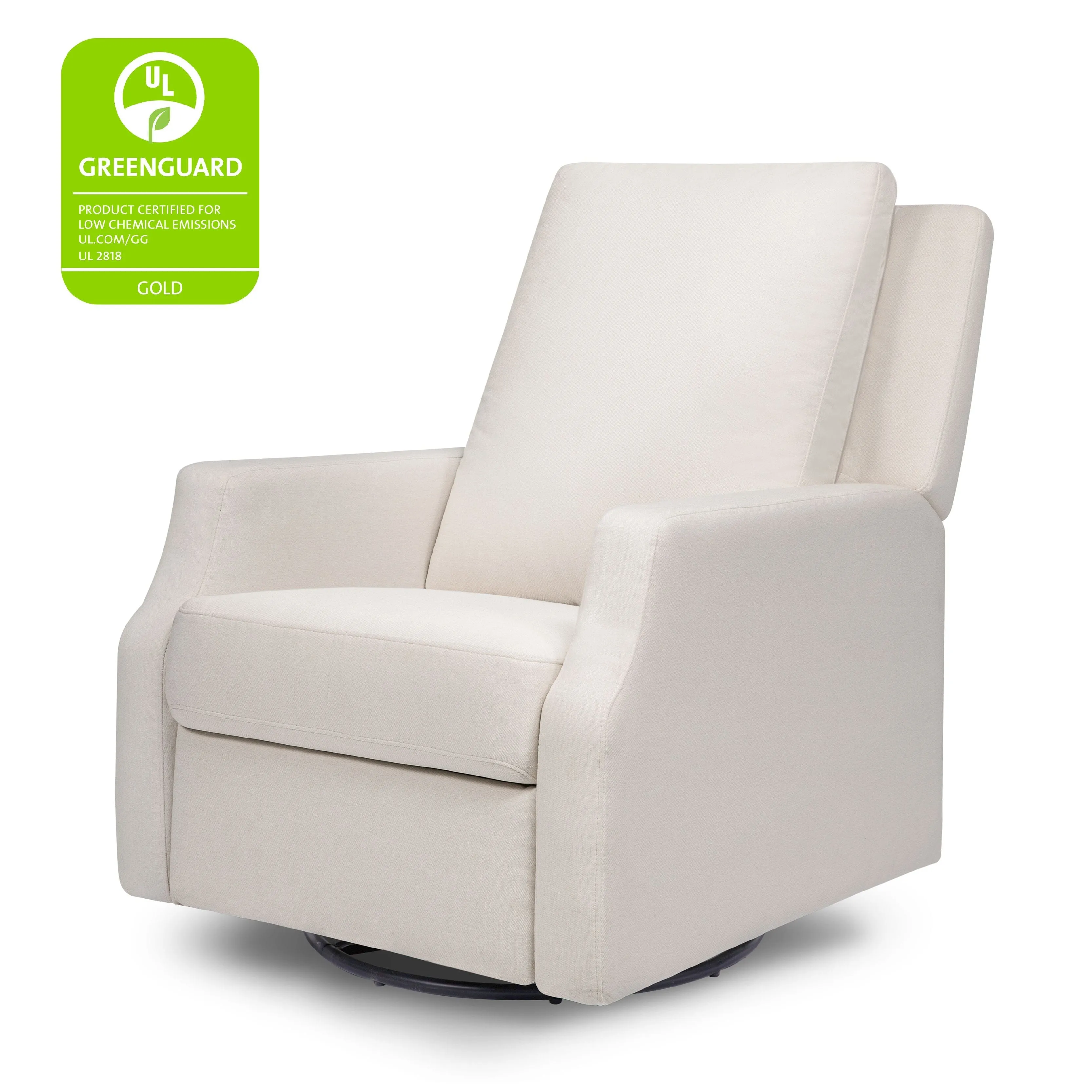 Crewe Recliner & Swivel Glider | Cream Eco-Weave