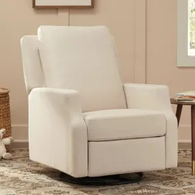 Crewe Recliner & Swivel Glider | Cream Eco-Weave