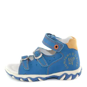 D.D. Step Toddler Boy Sandals AFO Friendly - Supportive Leather Shoes From Europe Kids Orthopedic