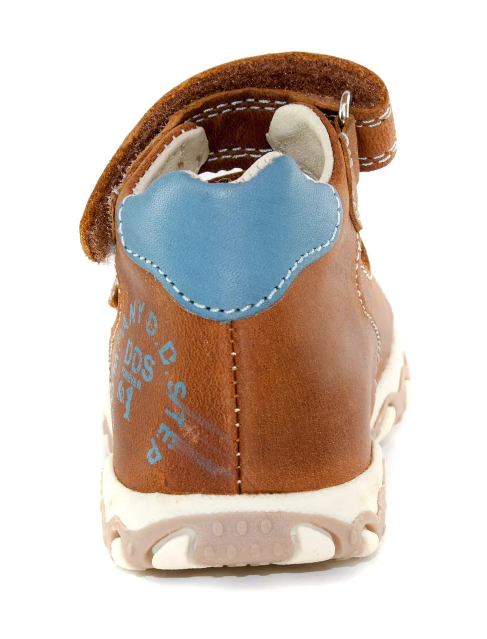 D.D. Step Toddler Boy Sandals AFO Friendly - Supportive Leather Shoes From Europe Kids Orthopedic