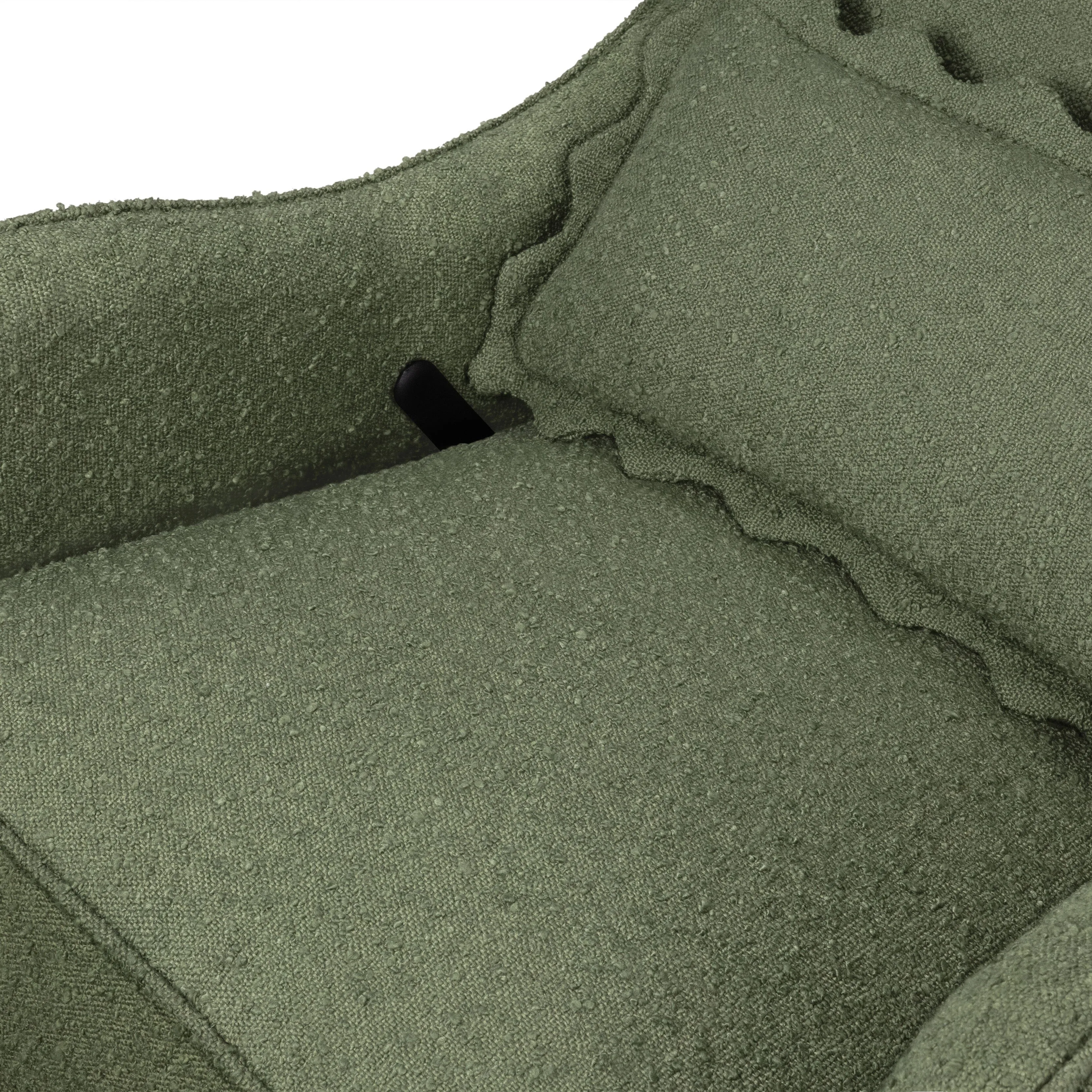 Devon Recliner and Swivel Glider | Olive Boucle