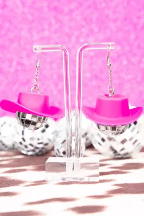 Disco cowgirl hat EARRINGS