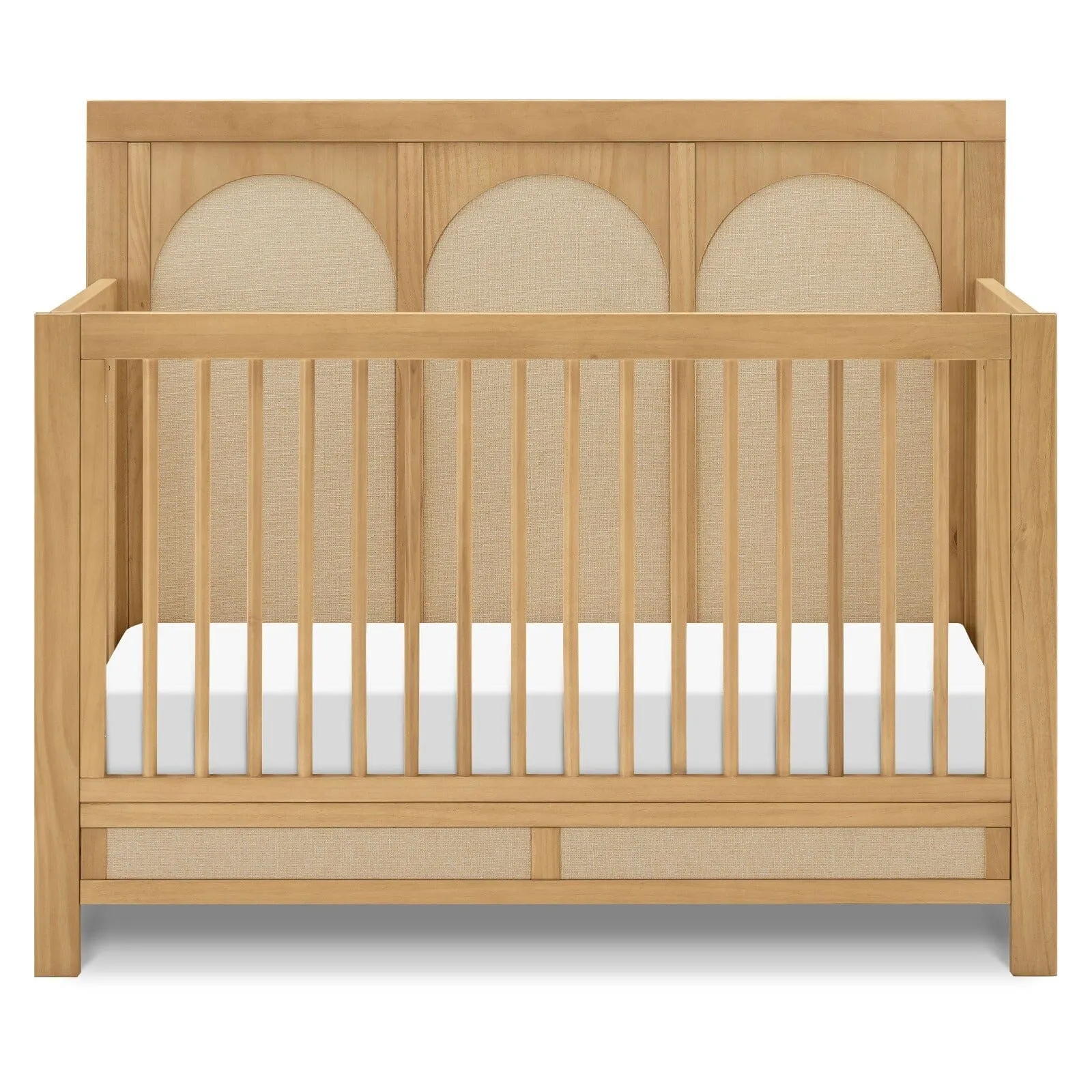 Eloise 4-in-1 Convertible Crib | Honey & Performance Sand Eco-Weave