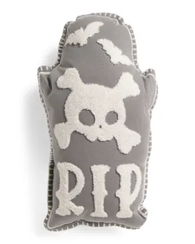 Faux Linen Tombstone Pillow