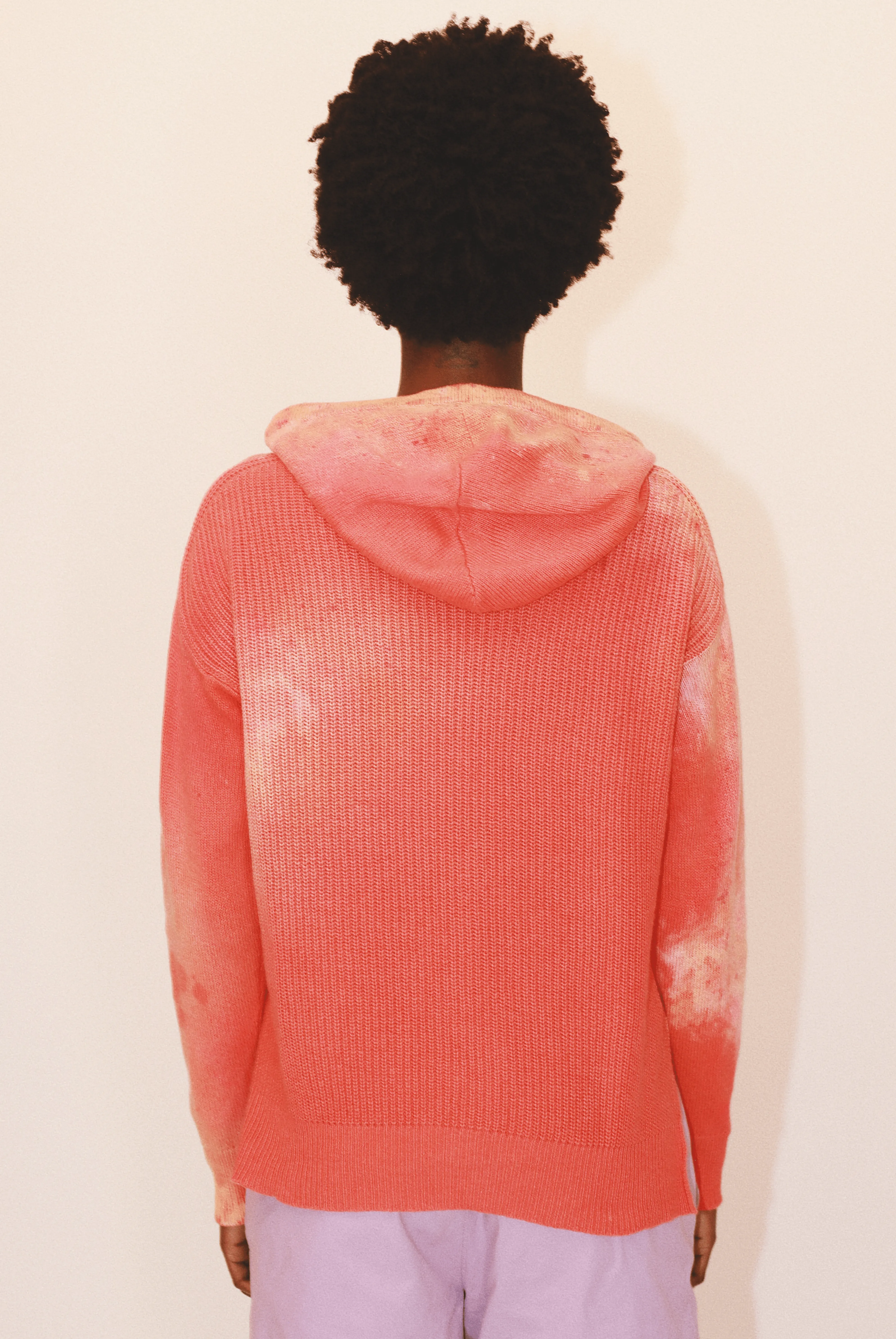 Jax Hand-Painted Hoodie in Organic Cotton & Recycled Cashmere