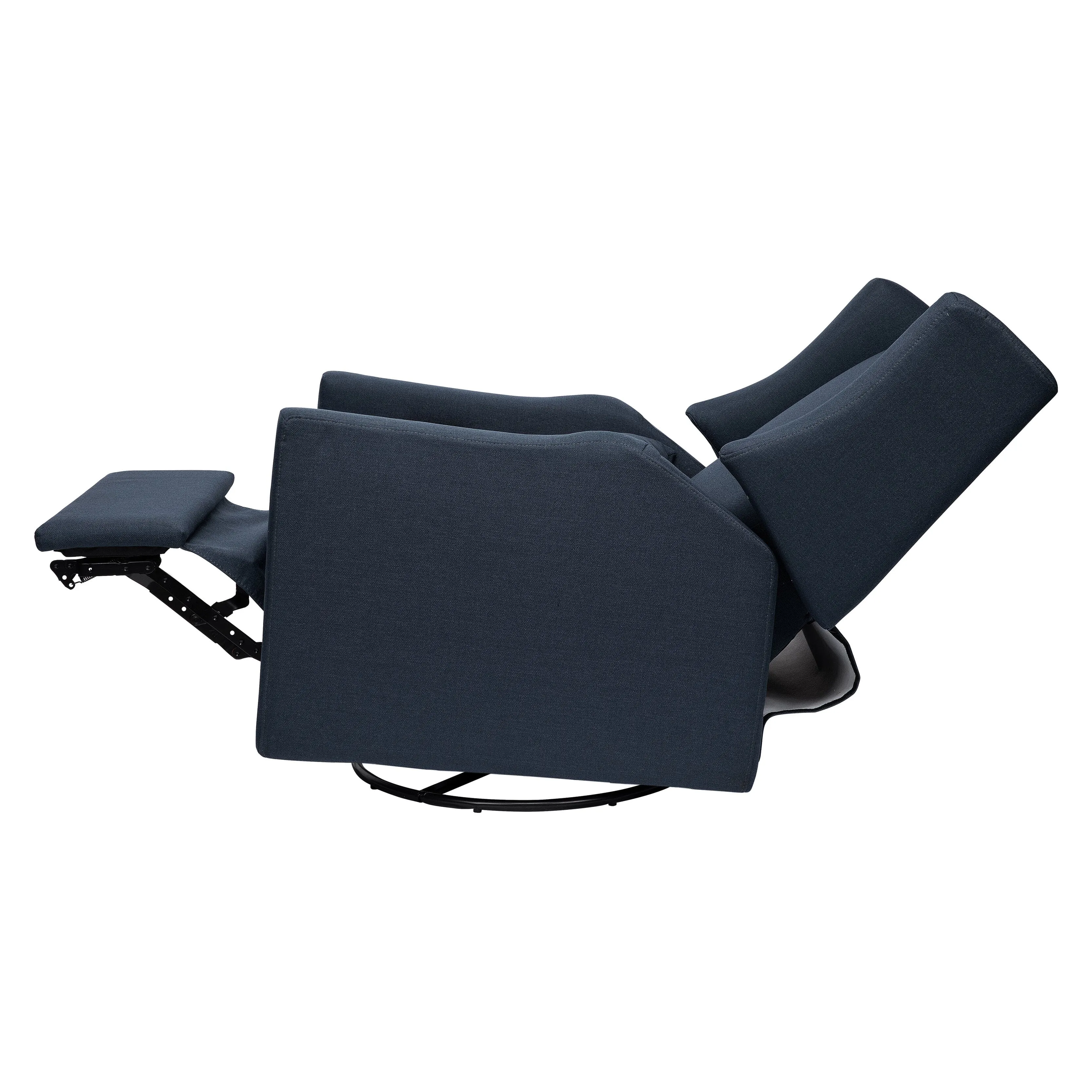 Kiwi Electronic Recliner and Swivel Glider with USB port | Water Repellent & Stain Resistant | Performance Navy Eco-Twill