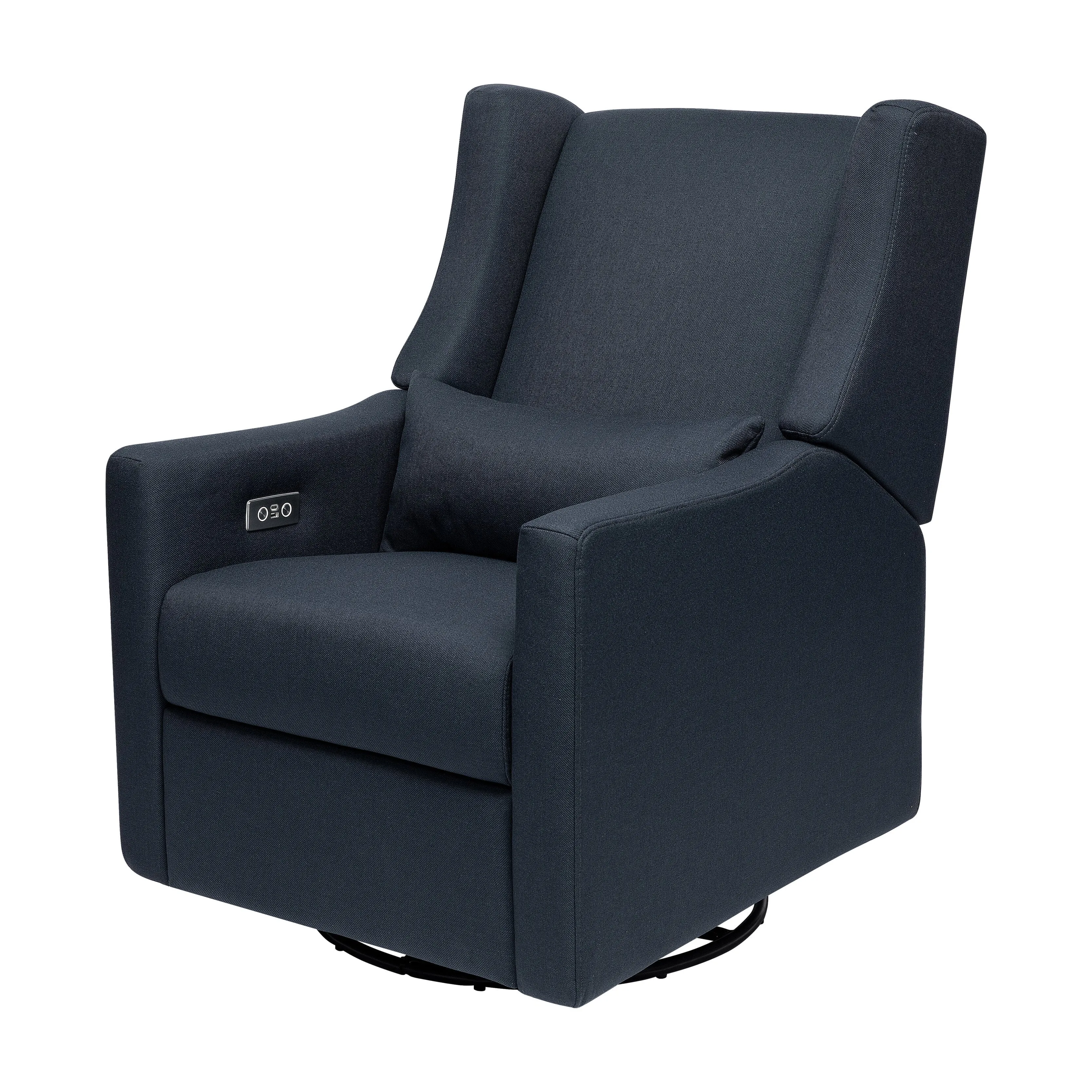 Kiwi Electronic Recliner and Swivel Glider with USB port | Water Repellent & Stain Resistant | Performance Navy Eco-Twill