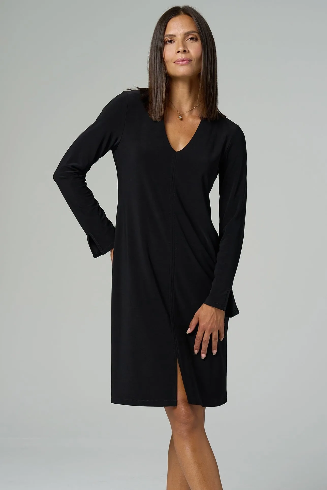 Luxe Stretch Long Sleeve Dress