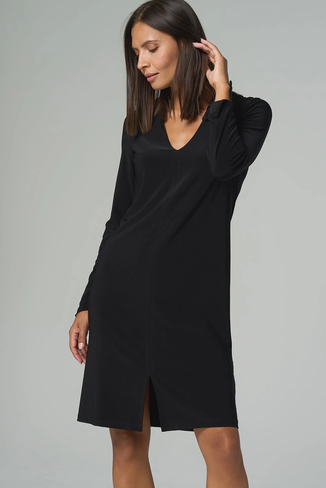 Luxe Stretch Long Sleeve Dress