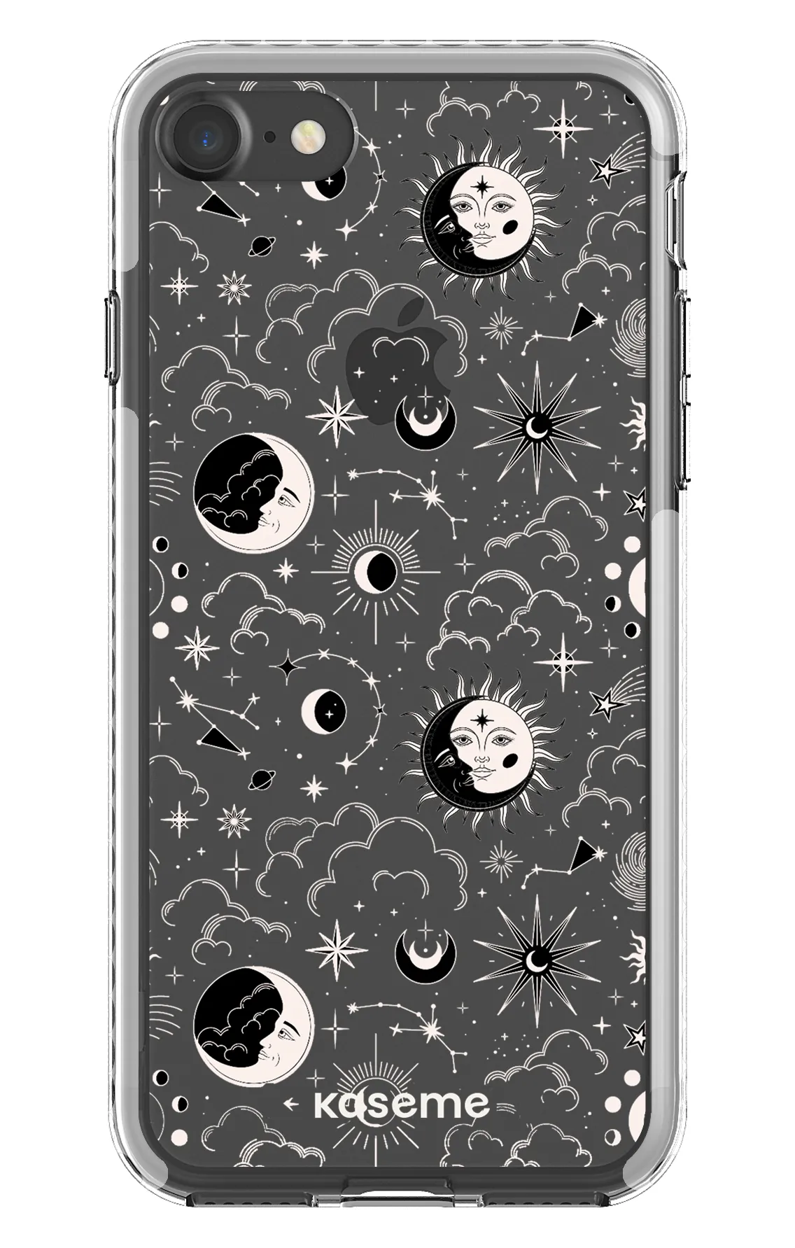 Milky Way White Clear Case