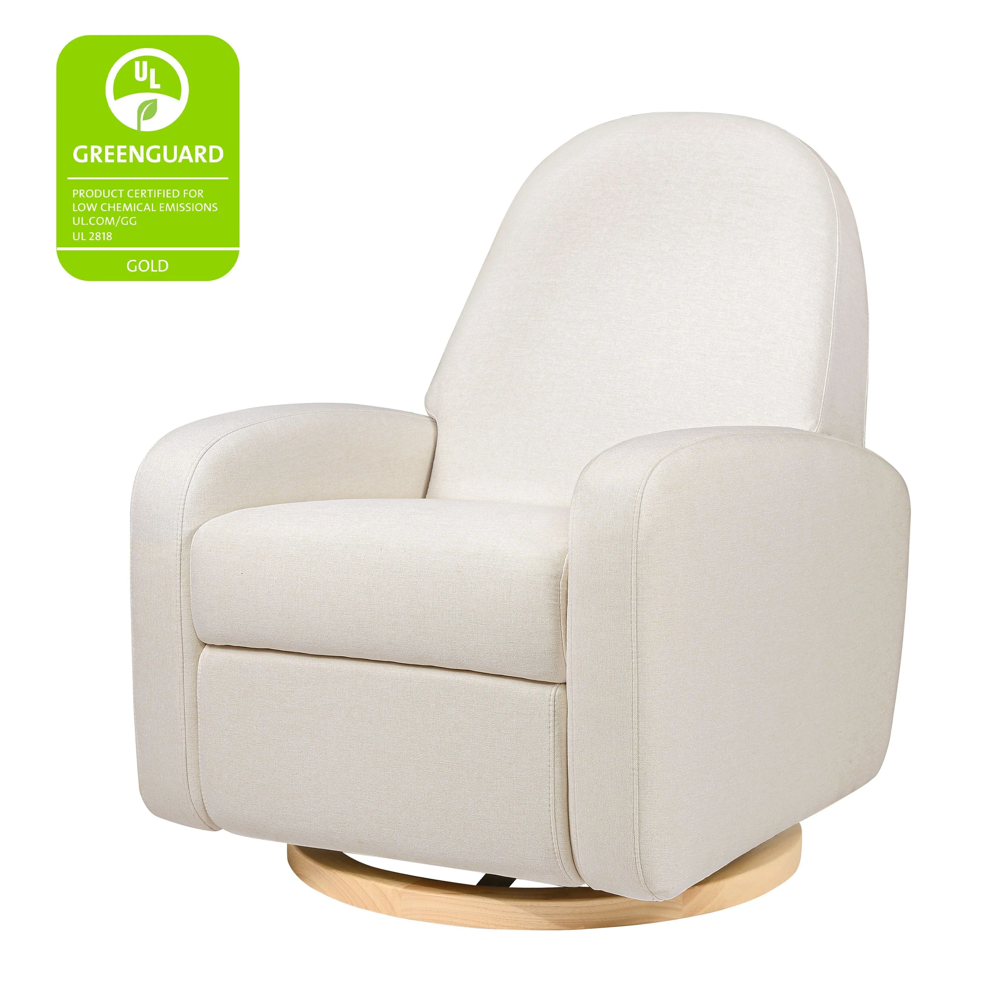 Nami Recliner and Swivel Glider Water Repellent & Stain Resistant | Performance Cream Eco-Weave