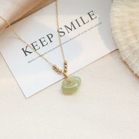 Natural Jade Gemstone Necklace