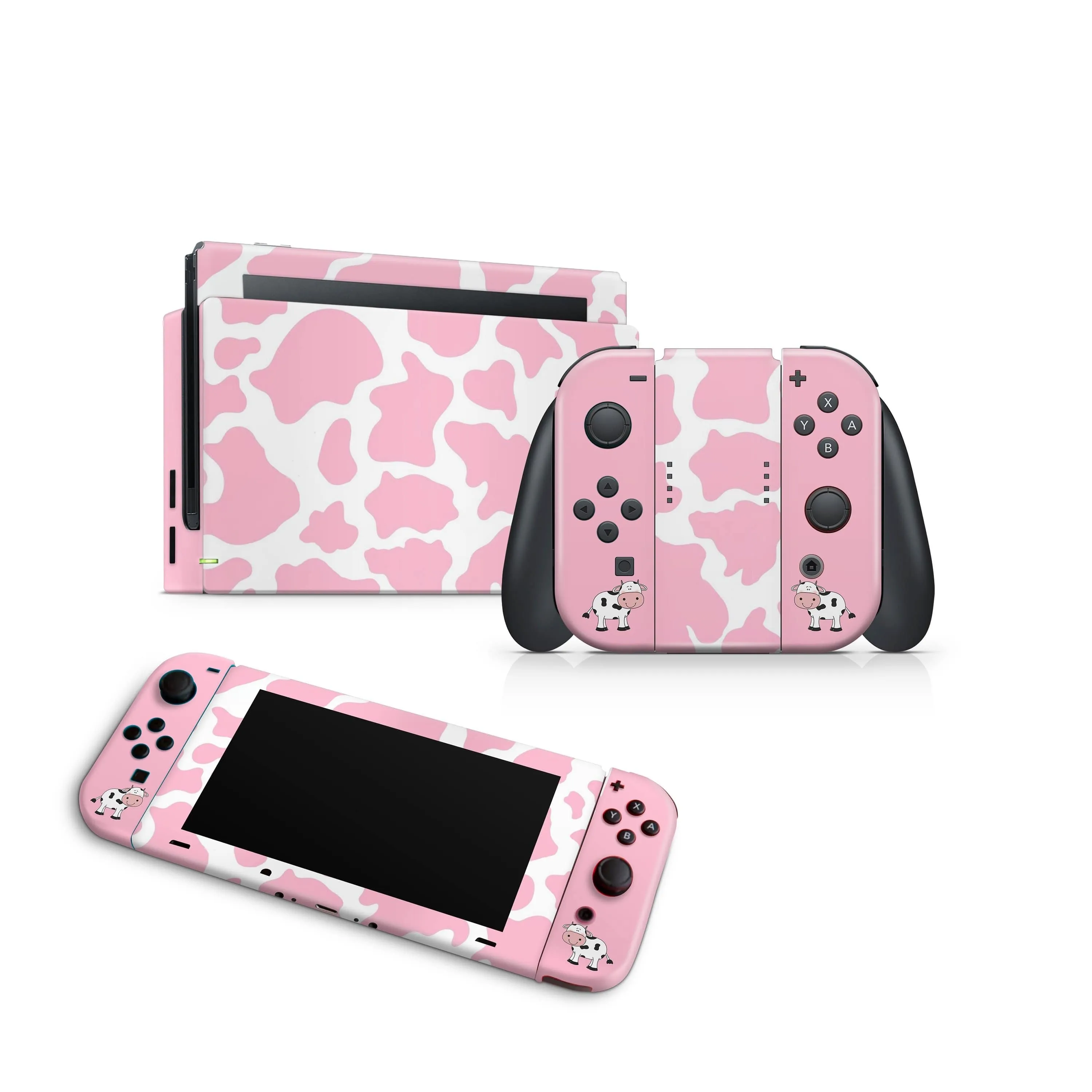 Nintendo Switch Skin Decals - Milky Cow - Wrap Vinyl Sticker