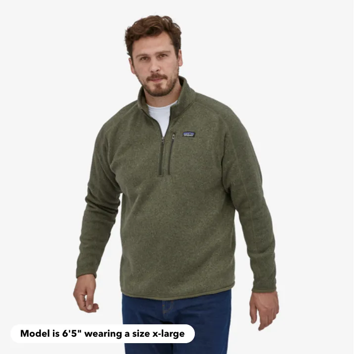 Patagonia Better Sweater 1/4 Zip