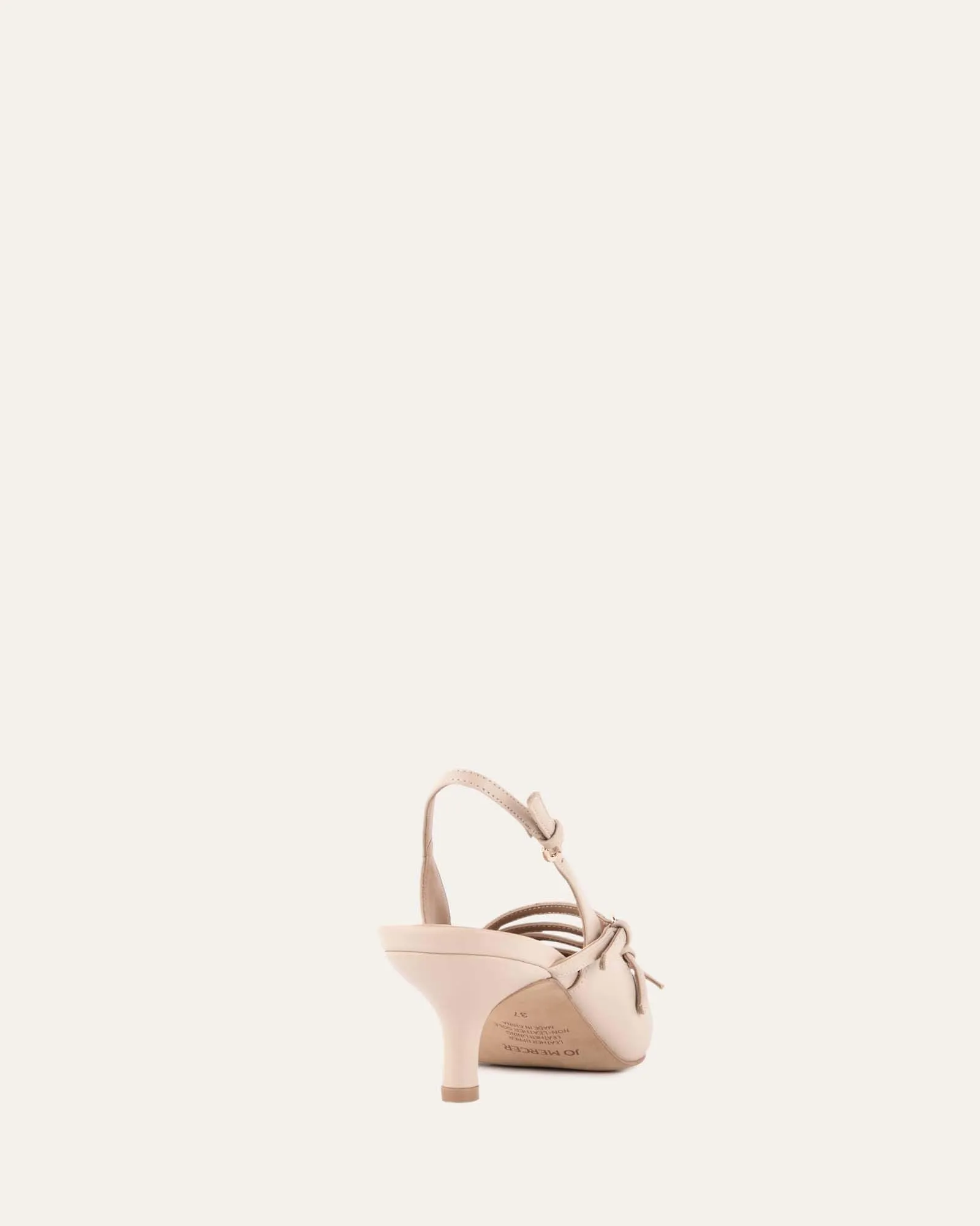 REVOLVE MID HEELS SAND LEATHER