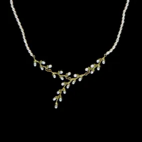 Rice Necklace - "Y" Pearl