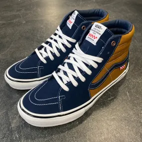 Vans Skate Sk8-Hi Reynolds Navy/Golden Brown SALE