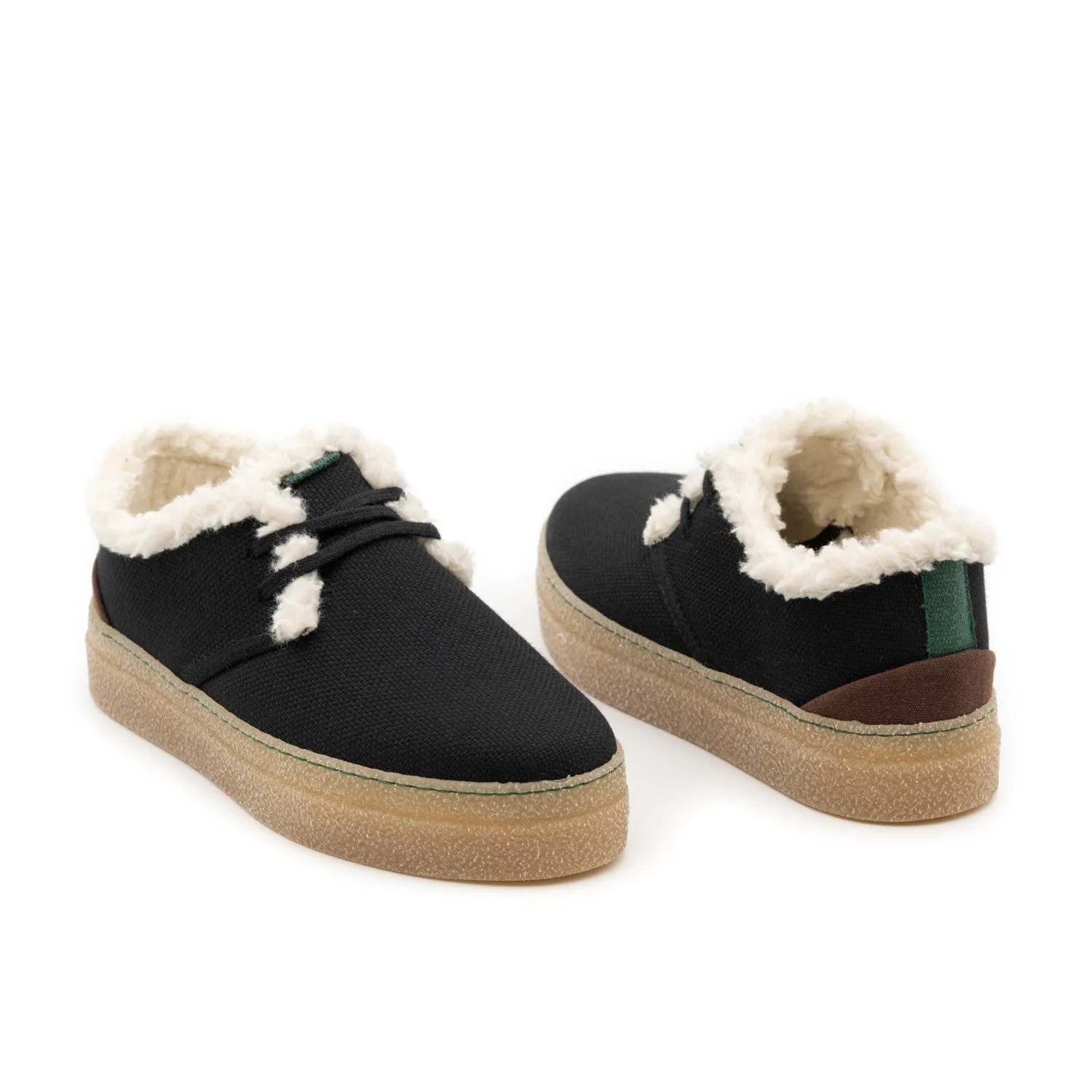 Vegan winter shoe black GOO015