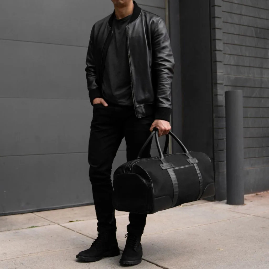 Weekender Bag | Black Canvas