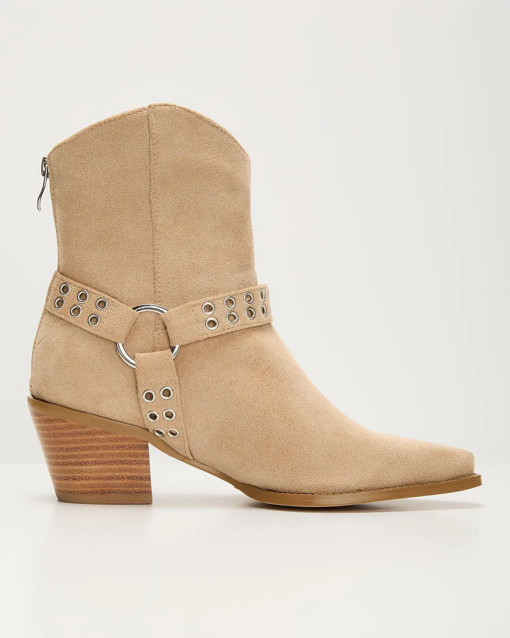 Wynnie Western Grommet Detail Booties